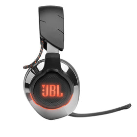 JBL Quantum 810 Wireless directional mic close-up for clear voice capture.