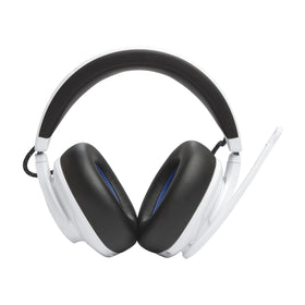 JBL Quantum 910P ear cushions close-up highlighting comfort for long sessions