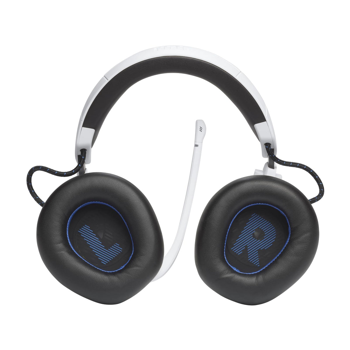 JBL Quantum 910P flip-up mic demonstrates instant muting for focused team calls