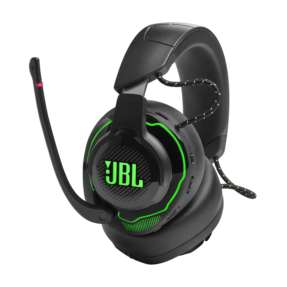 JBL Quantum 910X worn on the head during gameplay for precise tracking