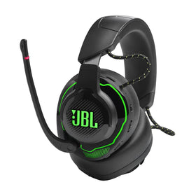 JBL Quantum 910X worn on the head during gameplay for precise tracking