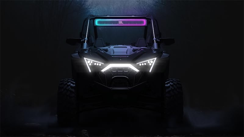JBL Click remote control for RallyBar music management.