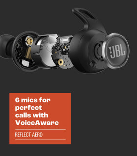 JBL Reflect Aero best-fit test shows a comfortable seal for workouts.