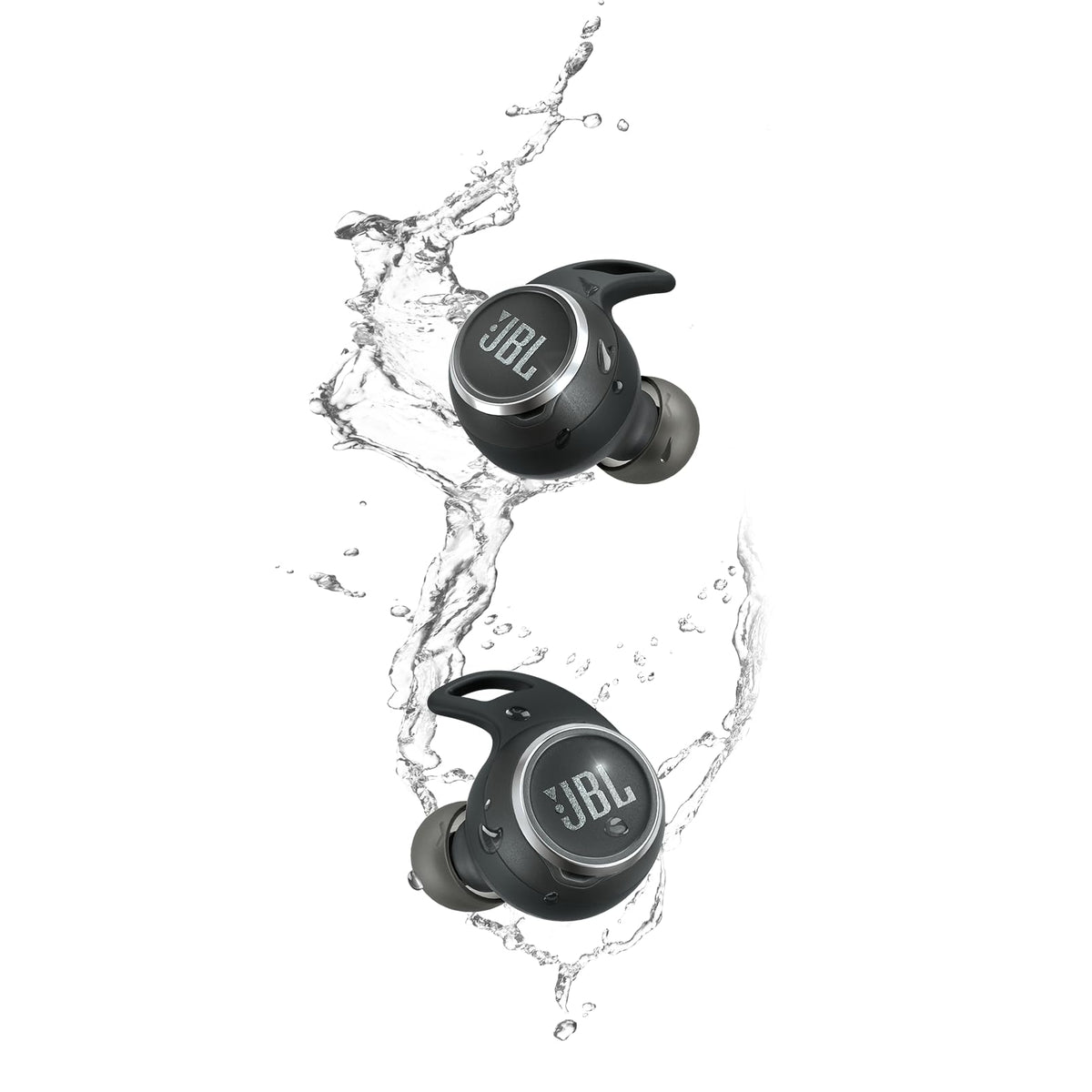 JBL Reflect Aero IP68 dustproof and waterproof design withstands dust and water exposure.