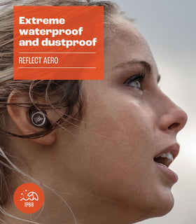 JBL Reflect Aero true adaptive noise cancellation reduces distractions while staying aware of surroundings.
