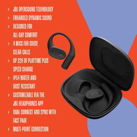 Four mics on JBL Sense Lite for clear calls in wind and outdoor settings