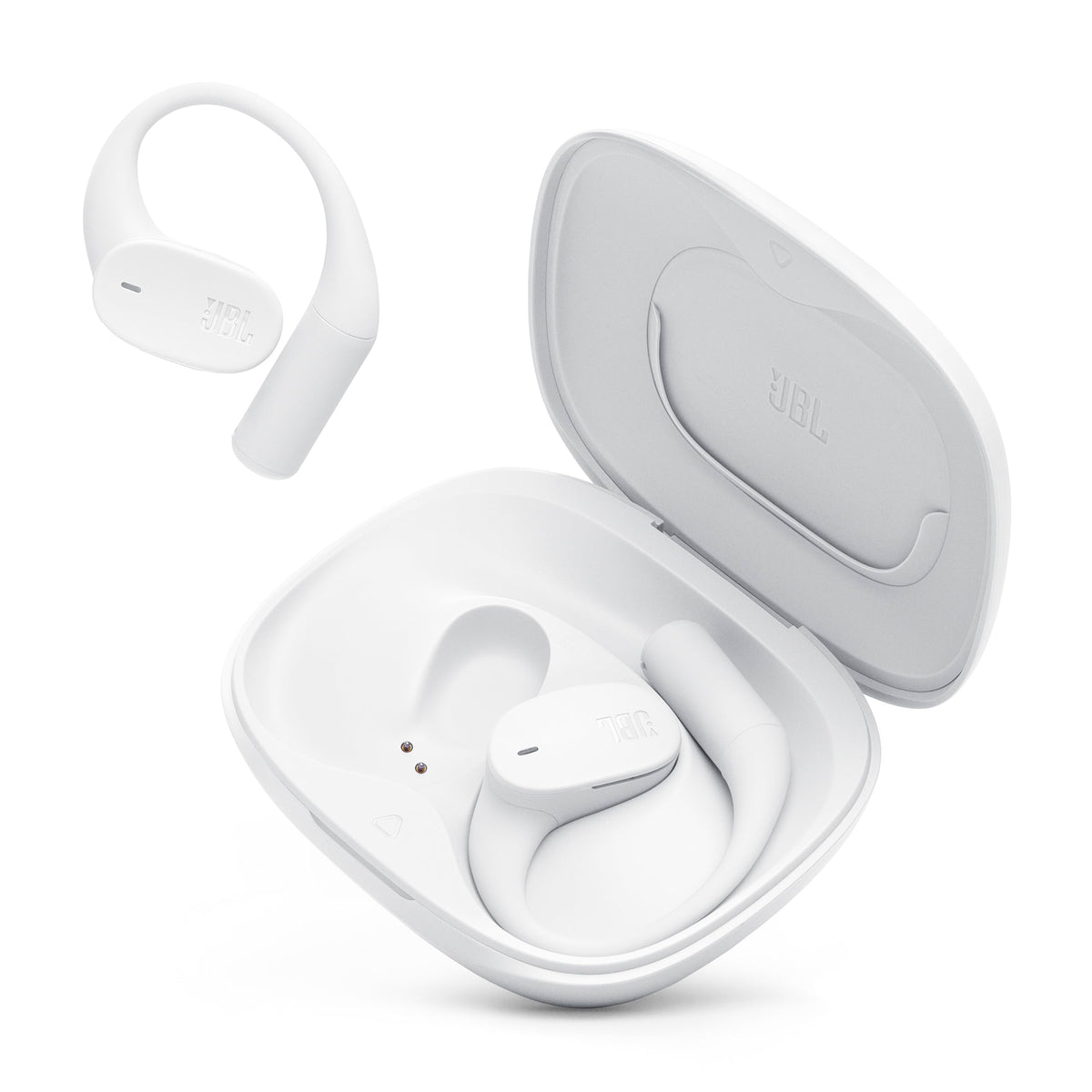 JBL Sense Lite open-ear design maintains awareness while listening to music.