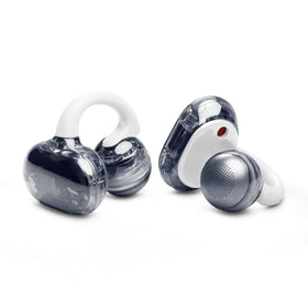 JBL Soundgear Clips SonicArc bass boost for deeper low end with minimal leakage.