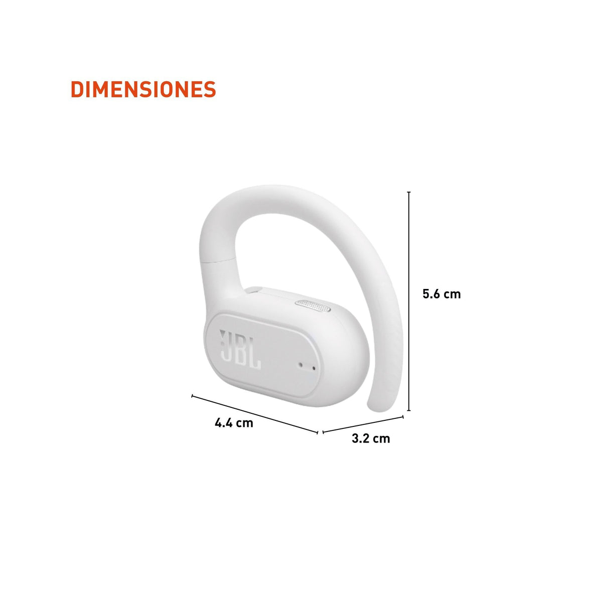 JBL SoundGear Sense 16.2mm drivers deliver punchy bass and clear highs.