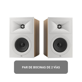 JBL Stage 2 240B latte pair in a cozy room setup
