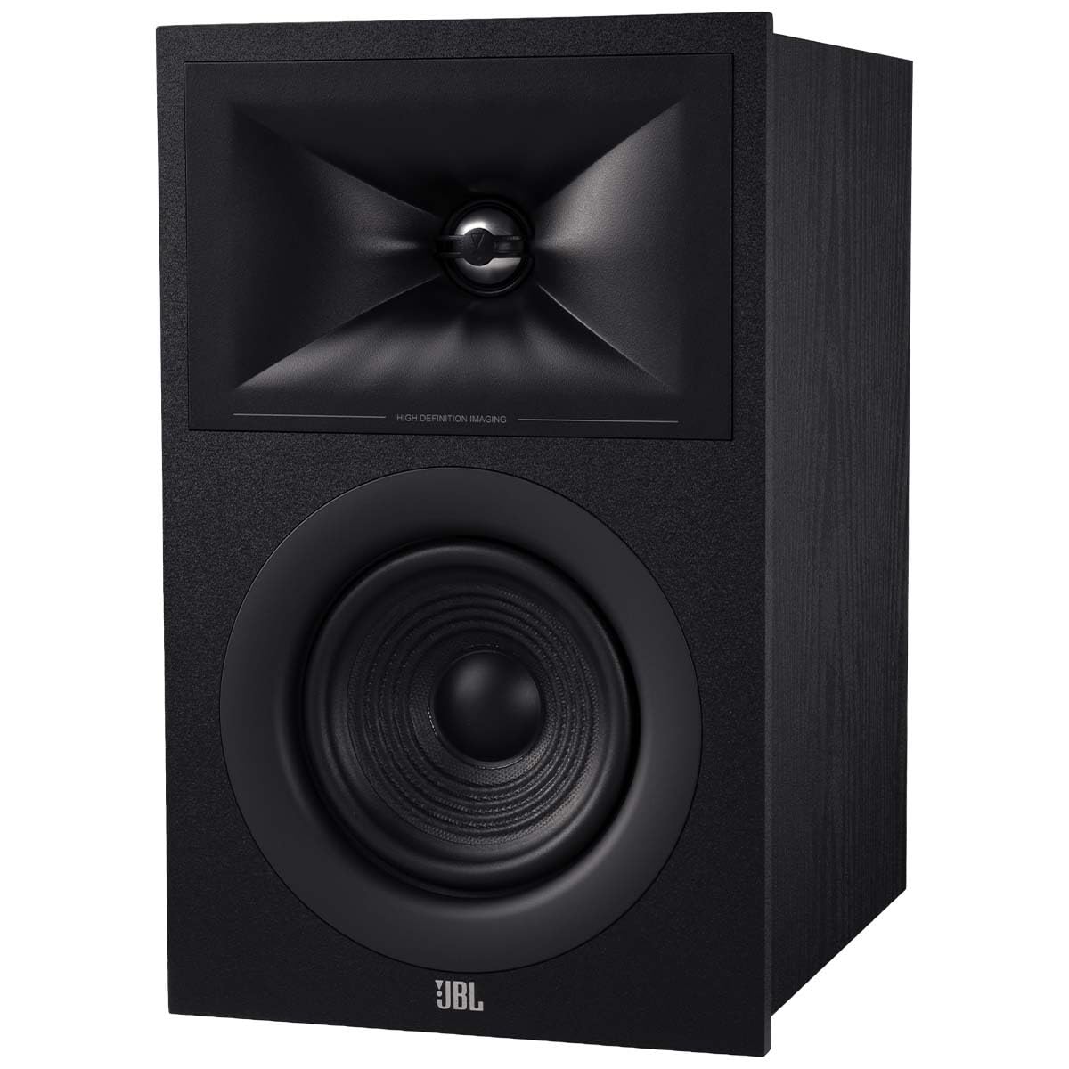JBL Stage 2 240B woofer closeup reveals polycellulose cone and bass potential