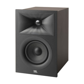 JBL Stage 2 240B woofer close-up showcases ribbed polycellulose cone performance.