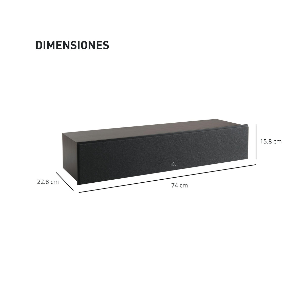 JBL Stage 2 245C anodized aluminum tweeter for crisp highs
