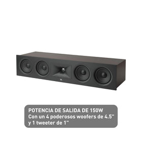 JBL Stage 2 245C quad 4.5-inch woofers delivering solid midbass