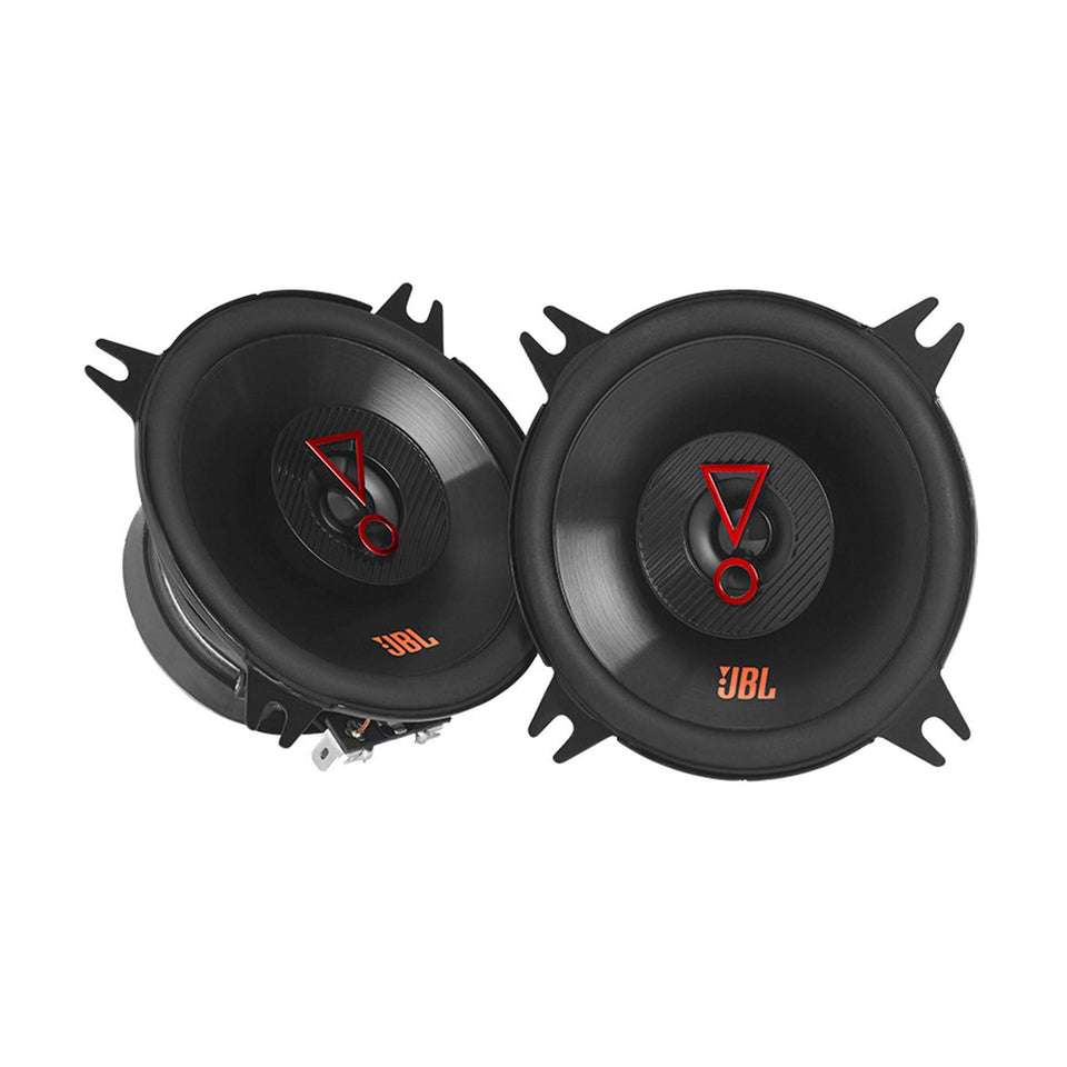 JBL Stage 3427F woofer cones enhance efficiency for louder, clearer factory-upgrade sound.