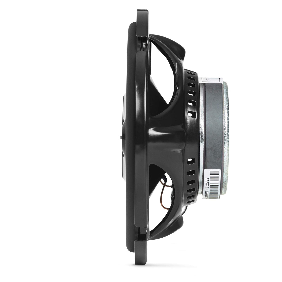 JBL Stage 3637F black cabinet complements car interiors