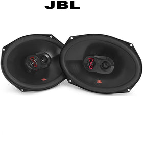 JBL Stage3 9637F tweeter dome closeup emphasizes crisp highs and detail.