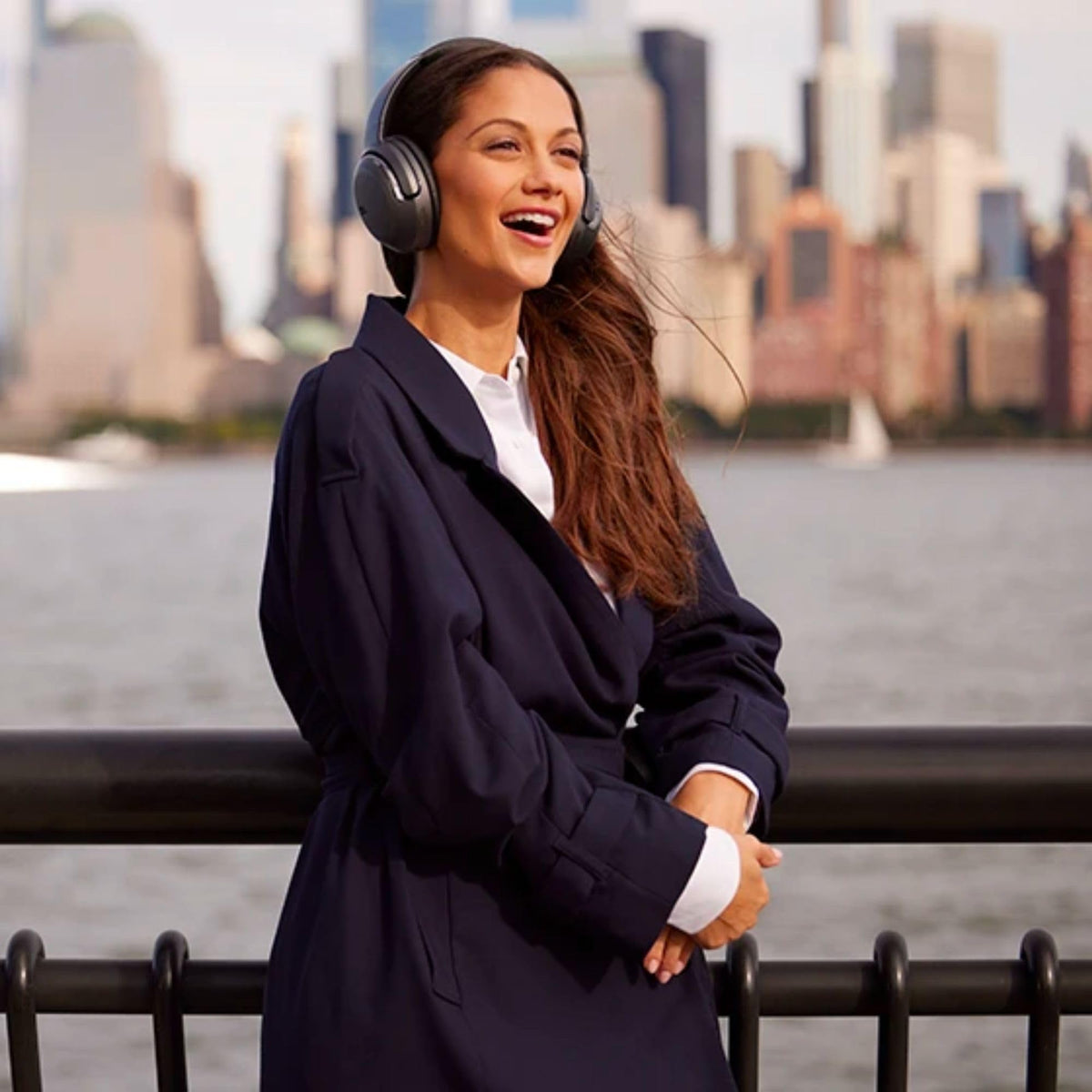 JBL Tour One M2 soft ear pads provide comfort during long listening sessions
