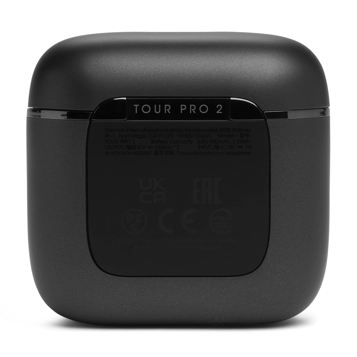 JBL Tour Pro 2 battery level screen on case helps plan usage.