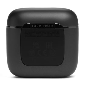 JBL Tour Pro 2 battery level screen on case helps plan usage.