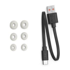 JBL Tour Pro 2 true adaptive noise cancelling adapts to surroundings for focused listening.