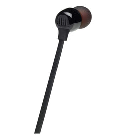 JBL Tune 125 remote and mic closeup enabling quick playback and call control benefit