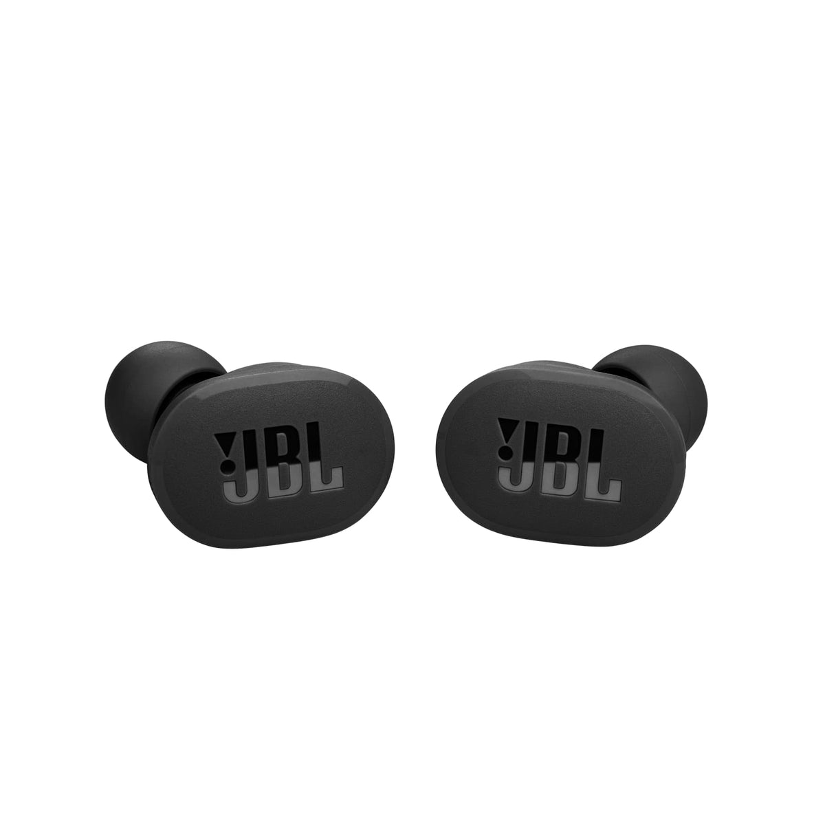 JBL Tune 130NC close-up of earbud driver highlighting 10mm Pure Bass clarity benefit