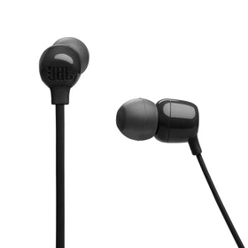 JBL Tune 135BT ergonomic earbud closeup for comfortable long-wear listening