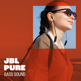 JBL Tune 135BT beside tablet showing multi-point pairing and media control