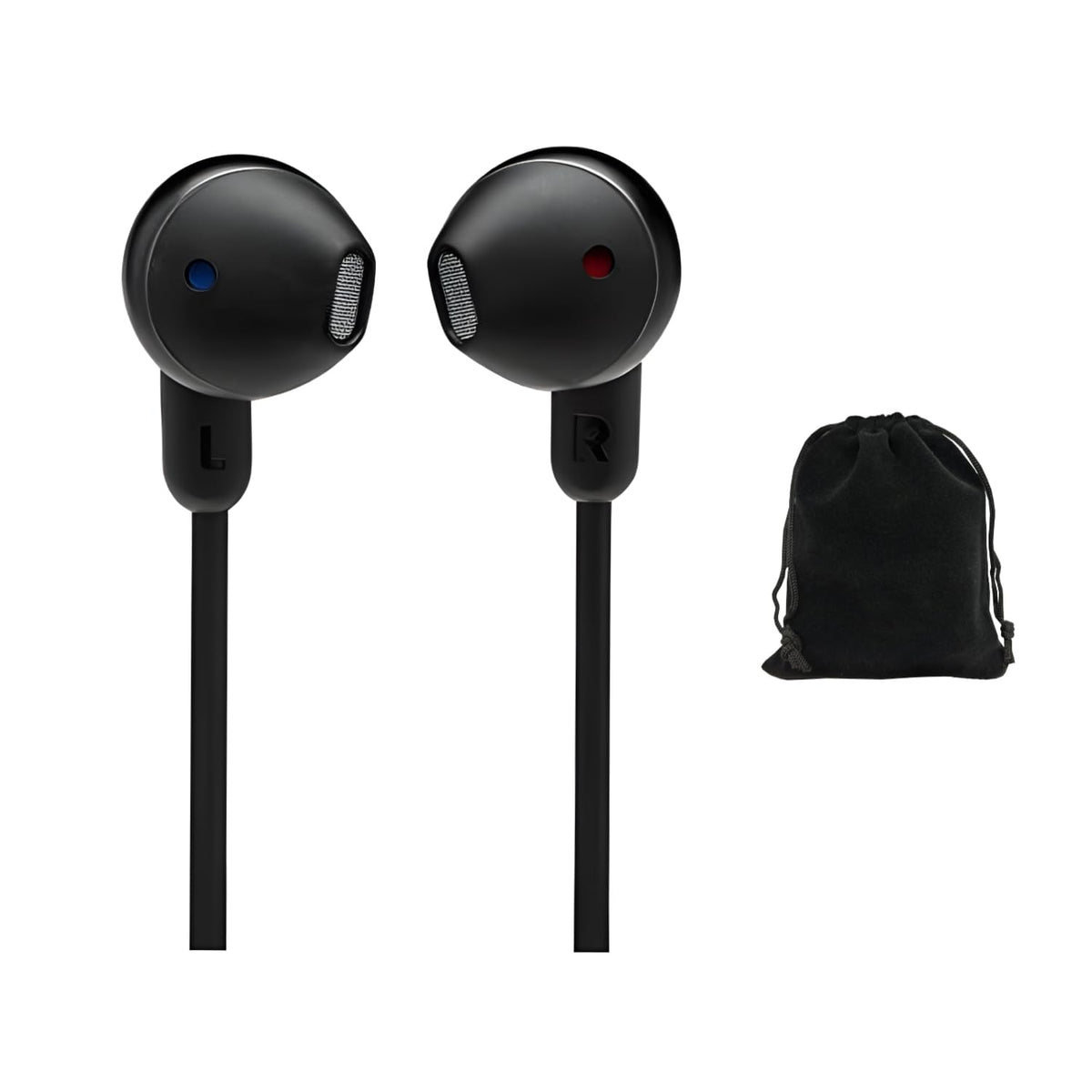 JBL Tune 215BT earbuds showing Bluetooth 5.0 connection for reliable wireless streaming.