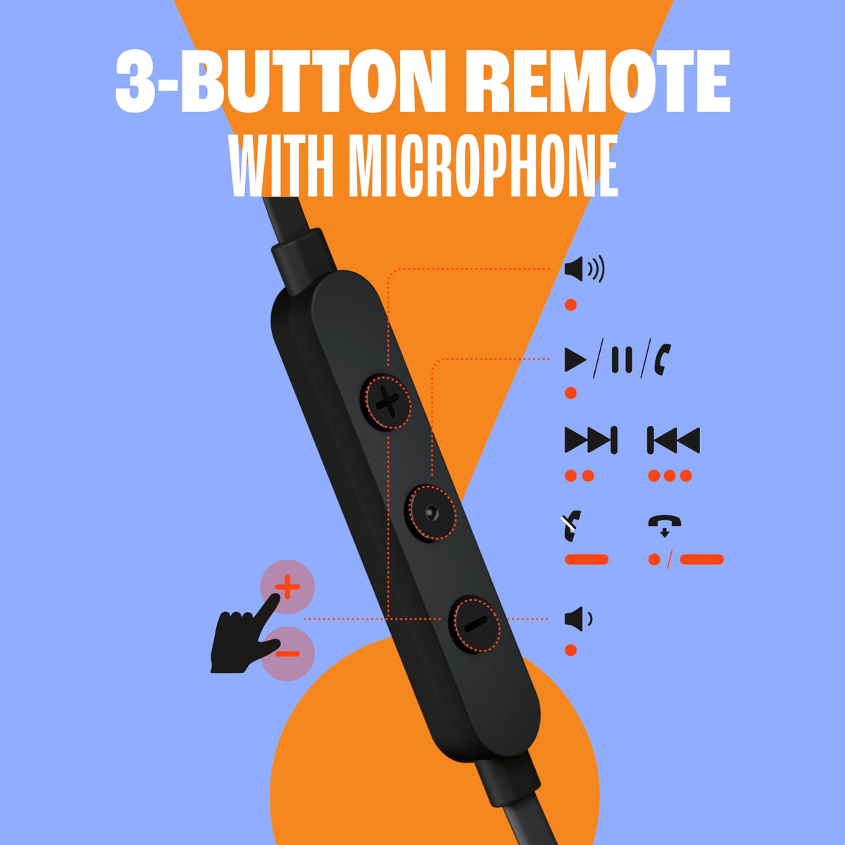 JBL Tune 310C worn by commuter to show in-use comfort and on-the-go functionality