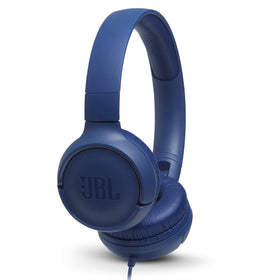 JBL Tune 500 front view showing on‑ear design and foldable portability benefit