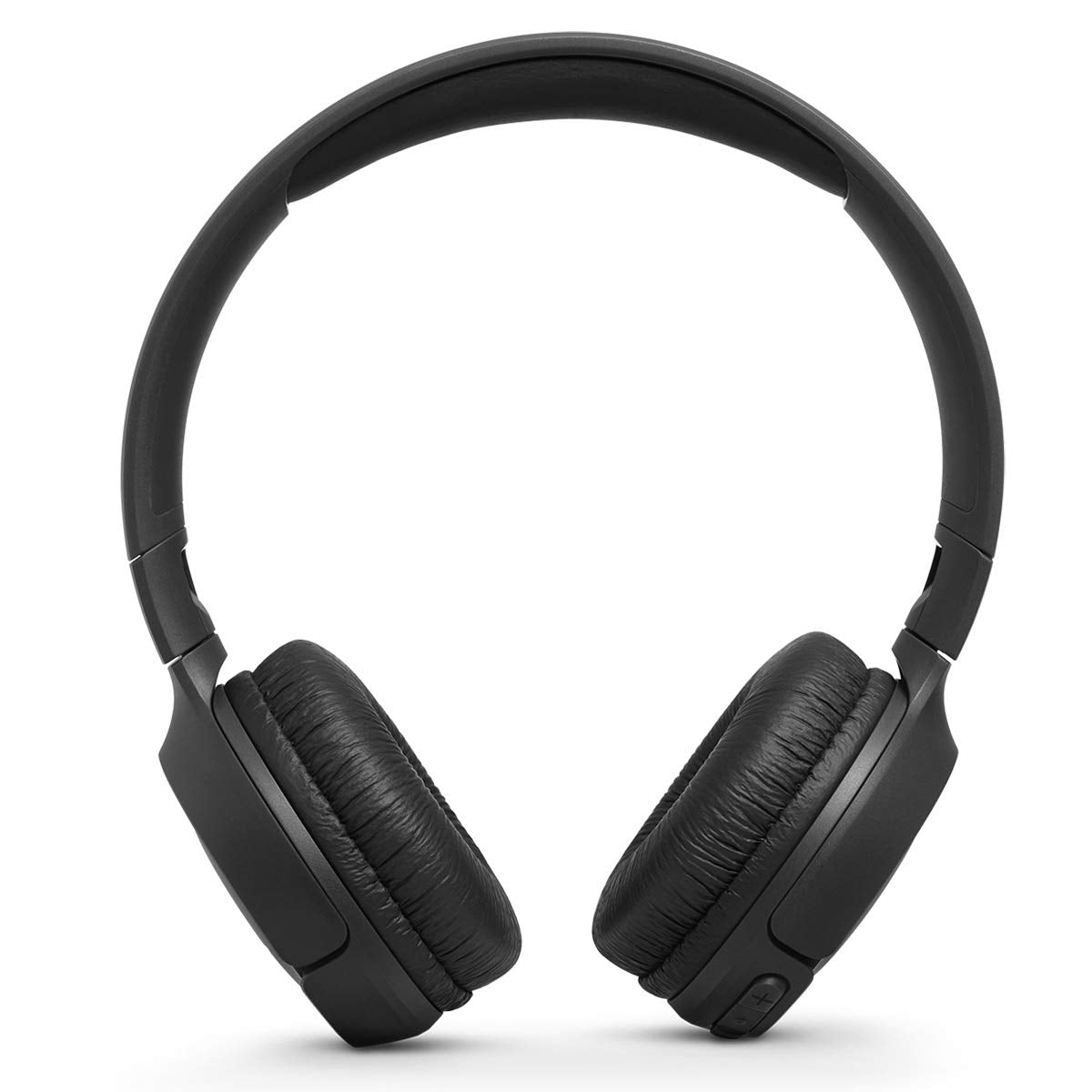 JBL Tune 500BT earcup close-up with plush cushions for comfortable wear