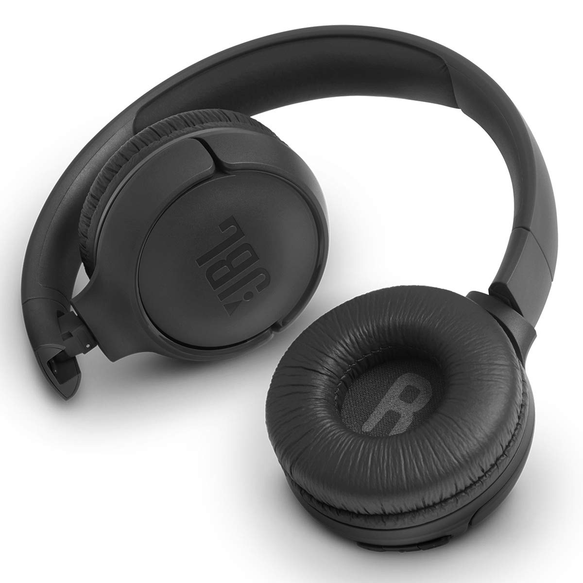 JBL Tune 500BT in a backpack pocket illustrating portability for commuters