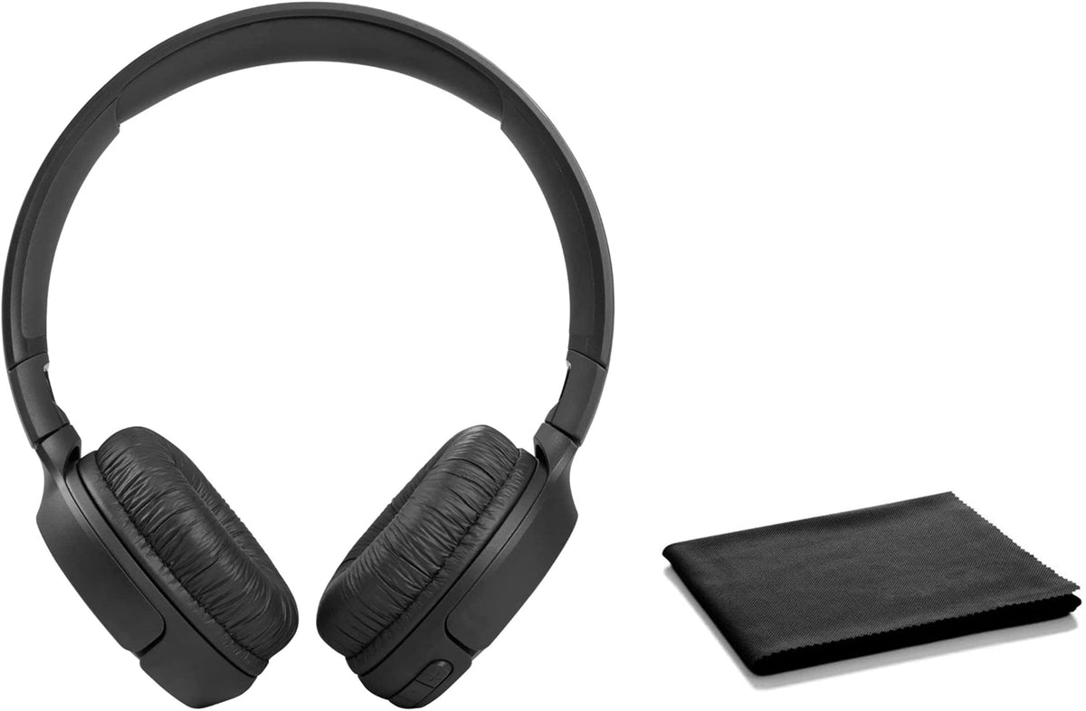 JBL Tune 510BT earcup close-up highlighting controls and textured pad for comfort