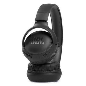 JBL Tune 510BT earcup controls closeup showing buttons for easy control benefit