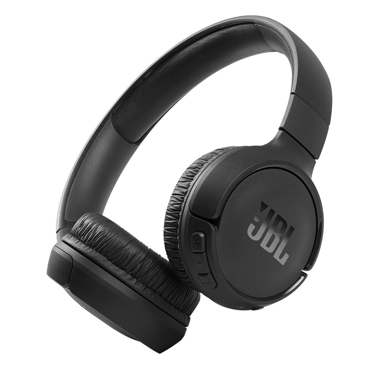 JBL Tune 510BT front view, clear branding and balanced bass benefit