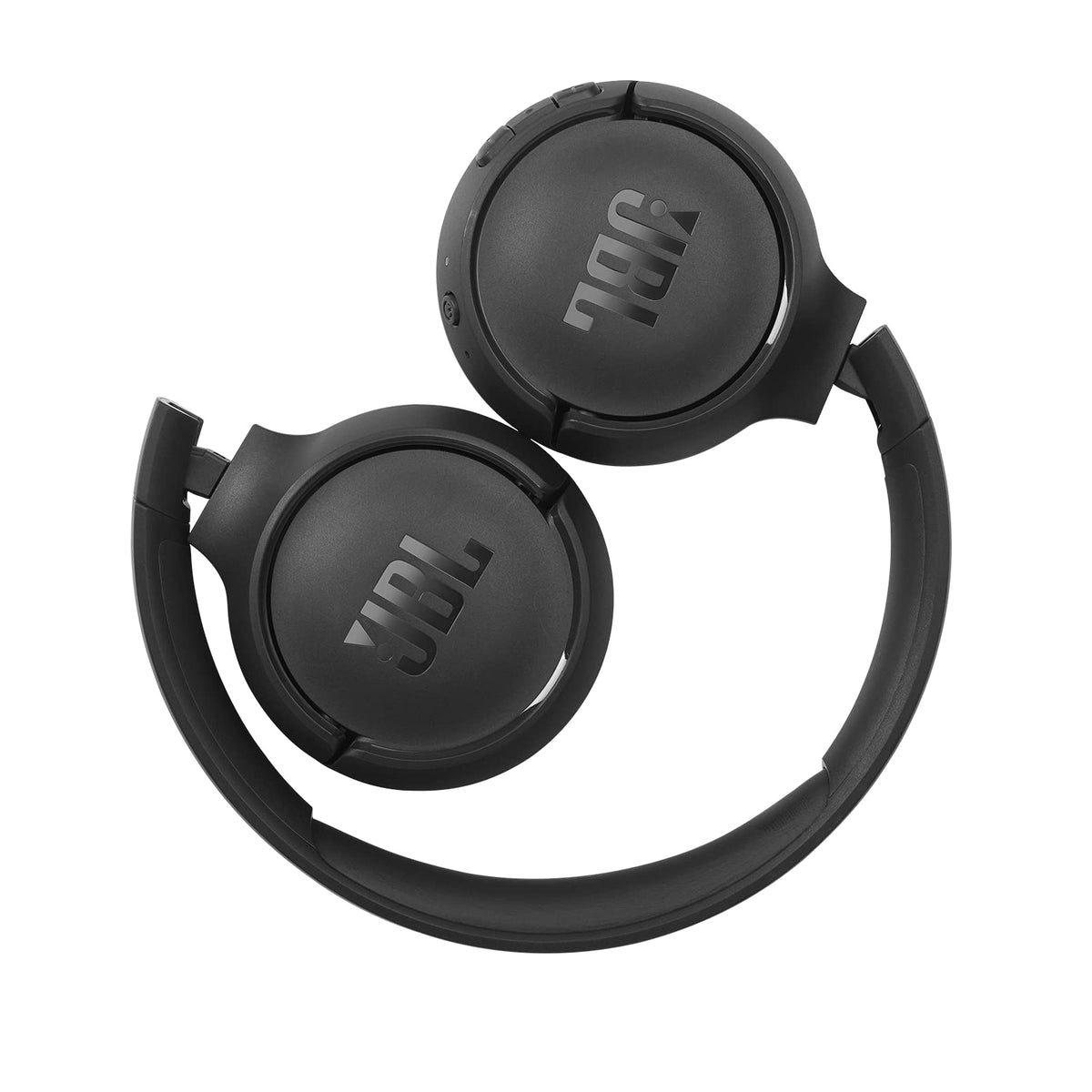 JBL Tune 510BT size comparison with phone showing compact carry advantage