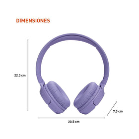 JBL Tune 520BT earcup padding close-up showing cushioning for long-wear comfort