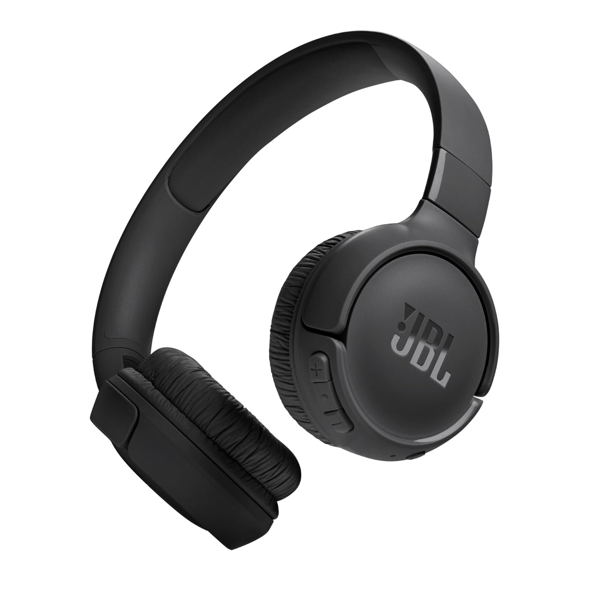 JBL Tune 520BT front view showing sleek on-ear design and clear branding for portable sound