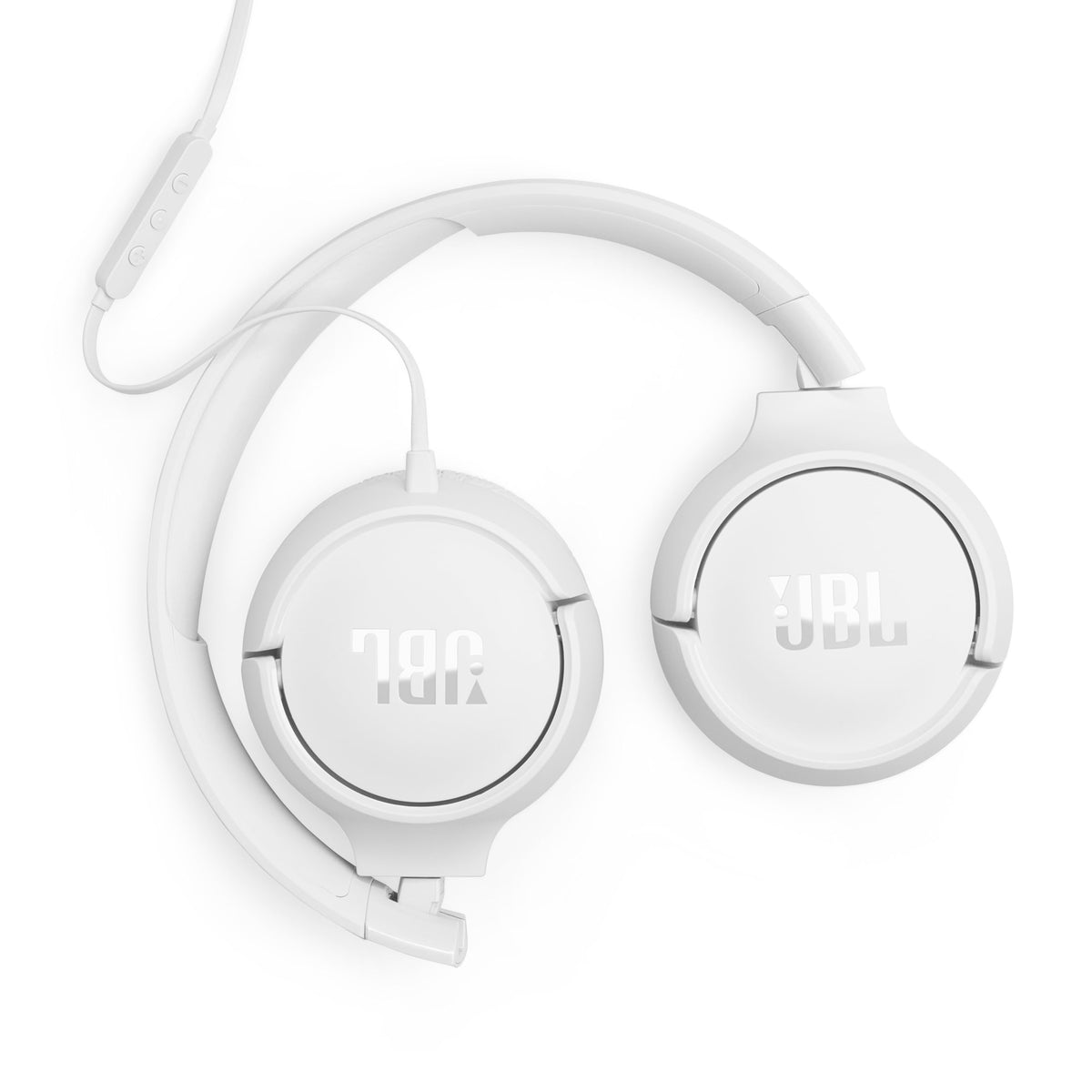 JBL Tune 520C packaging and contents showing included accessories and branding