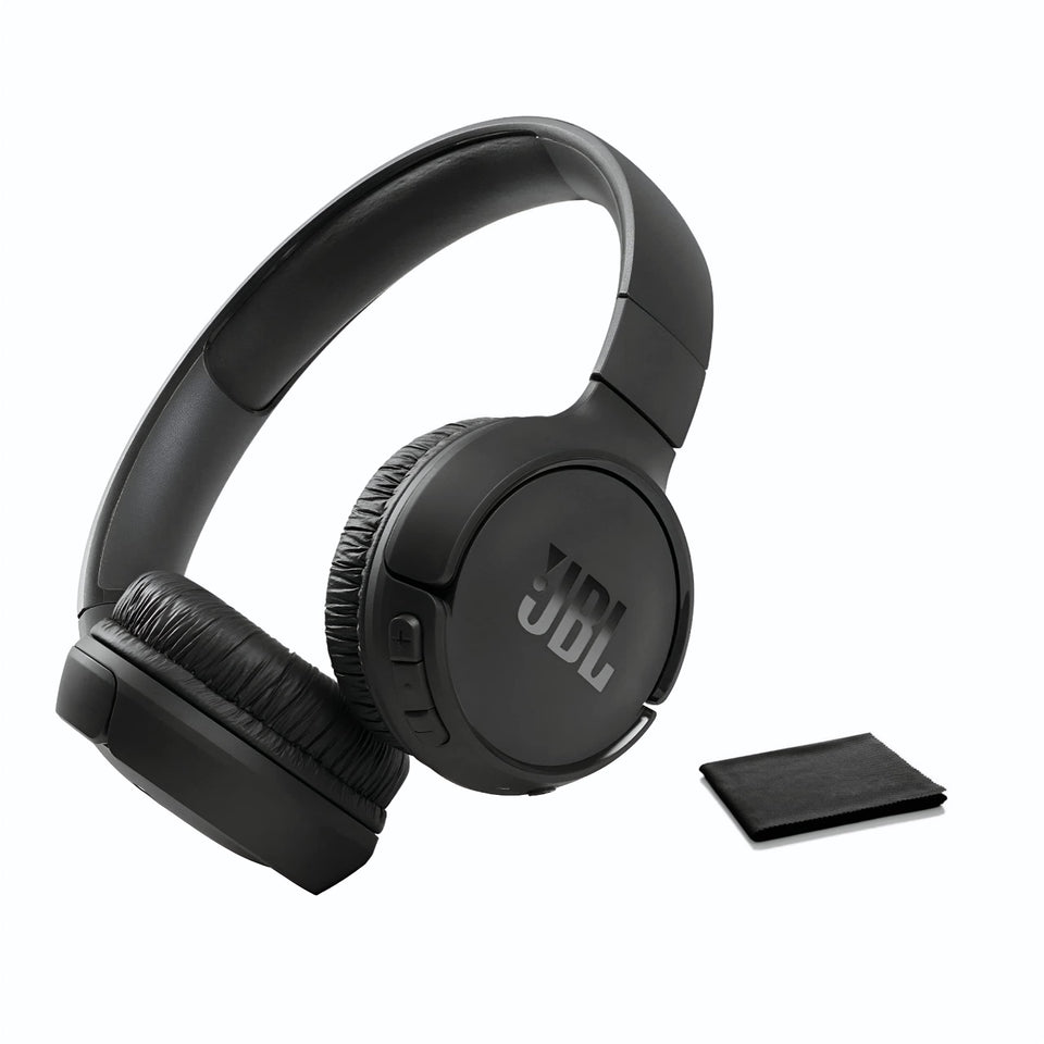 JBL Tune 570BT front view showing earcups and headband for clear branding