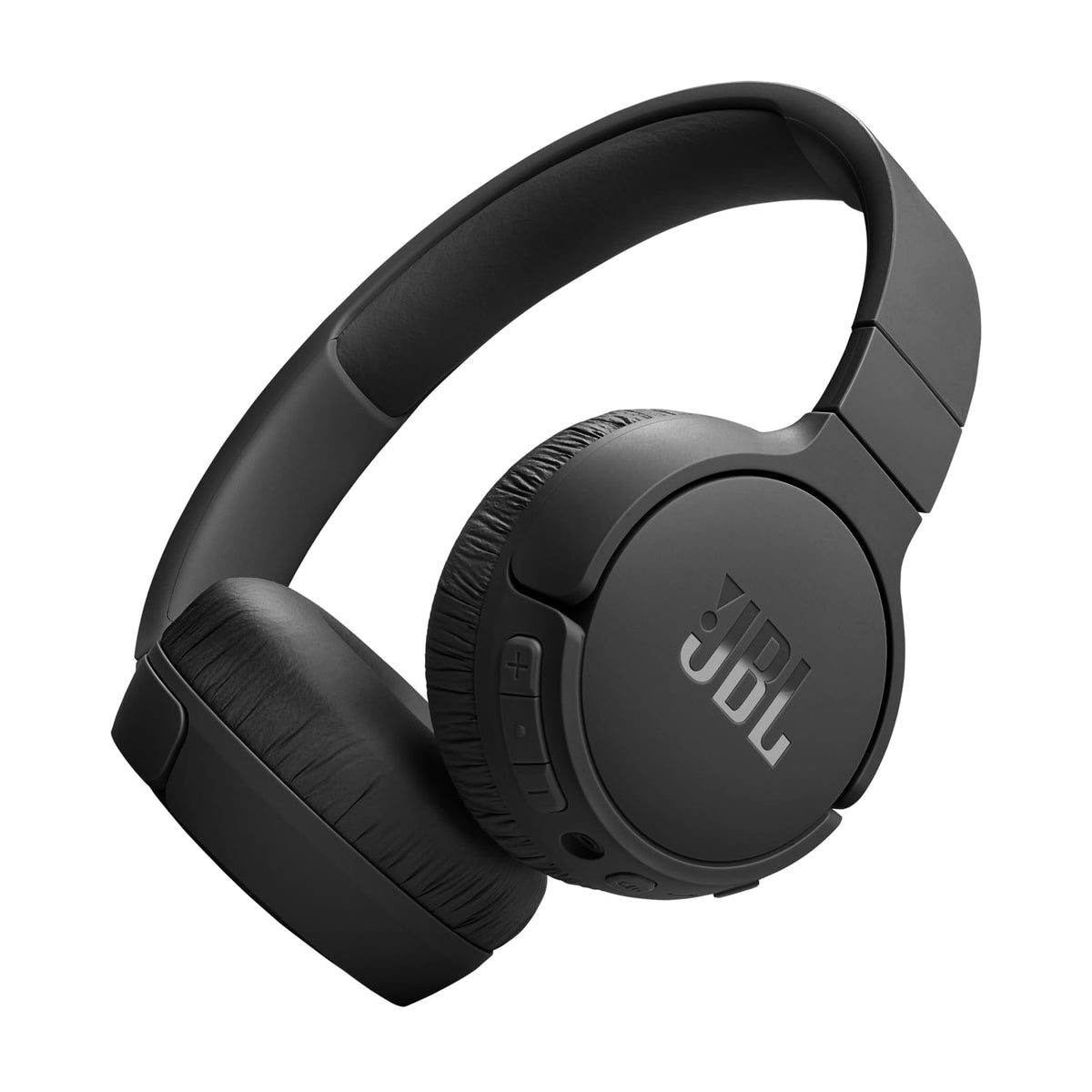 JBL Tune 670NC front view showing sleek black finish and logo for stylish listening
