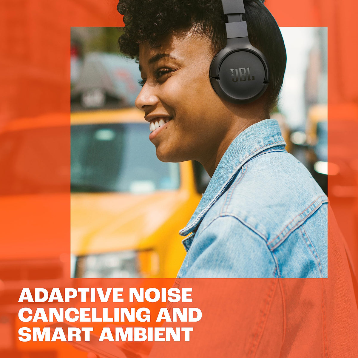 JBL Tune 670NC pure bass sound enhances music with rich lows.