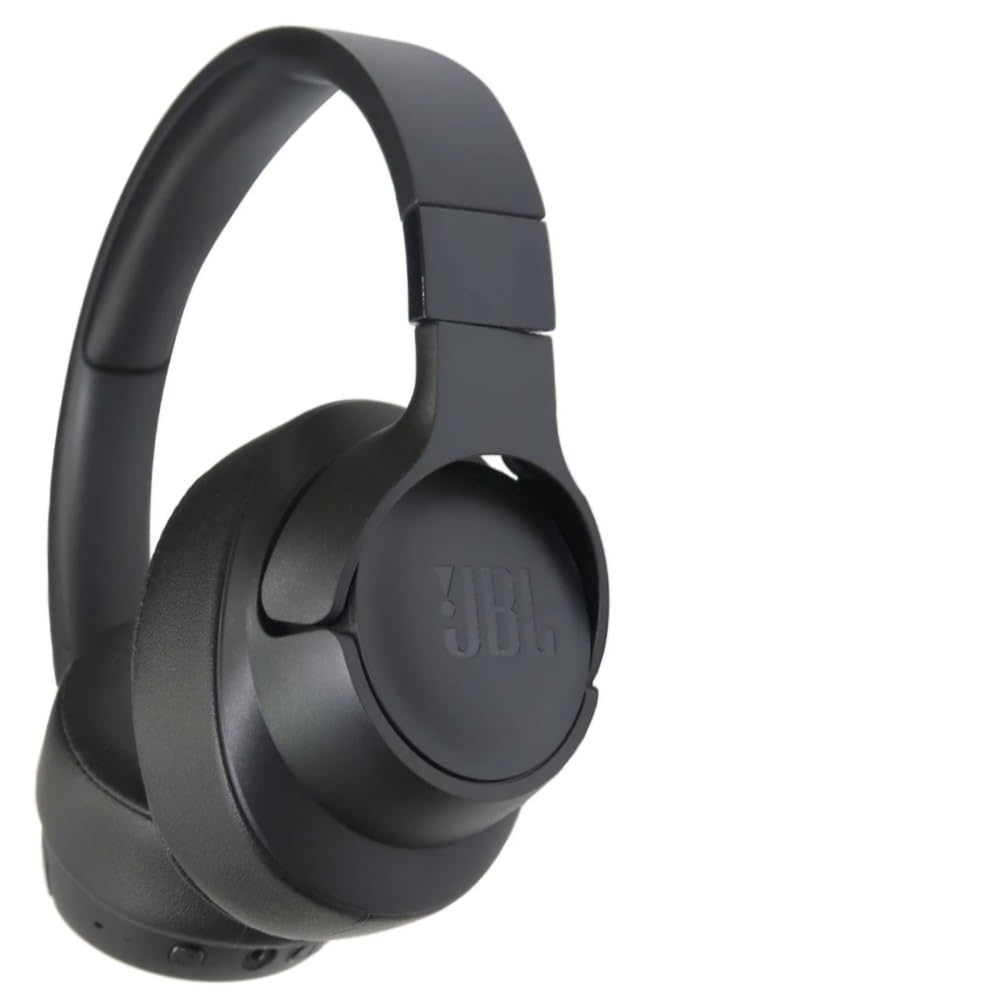 JBL Tune 710BT deluxe carrying case protects headphones during travel.