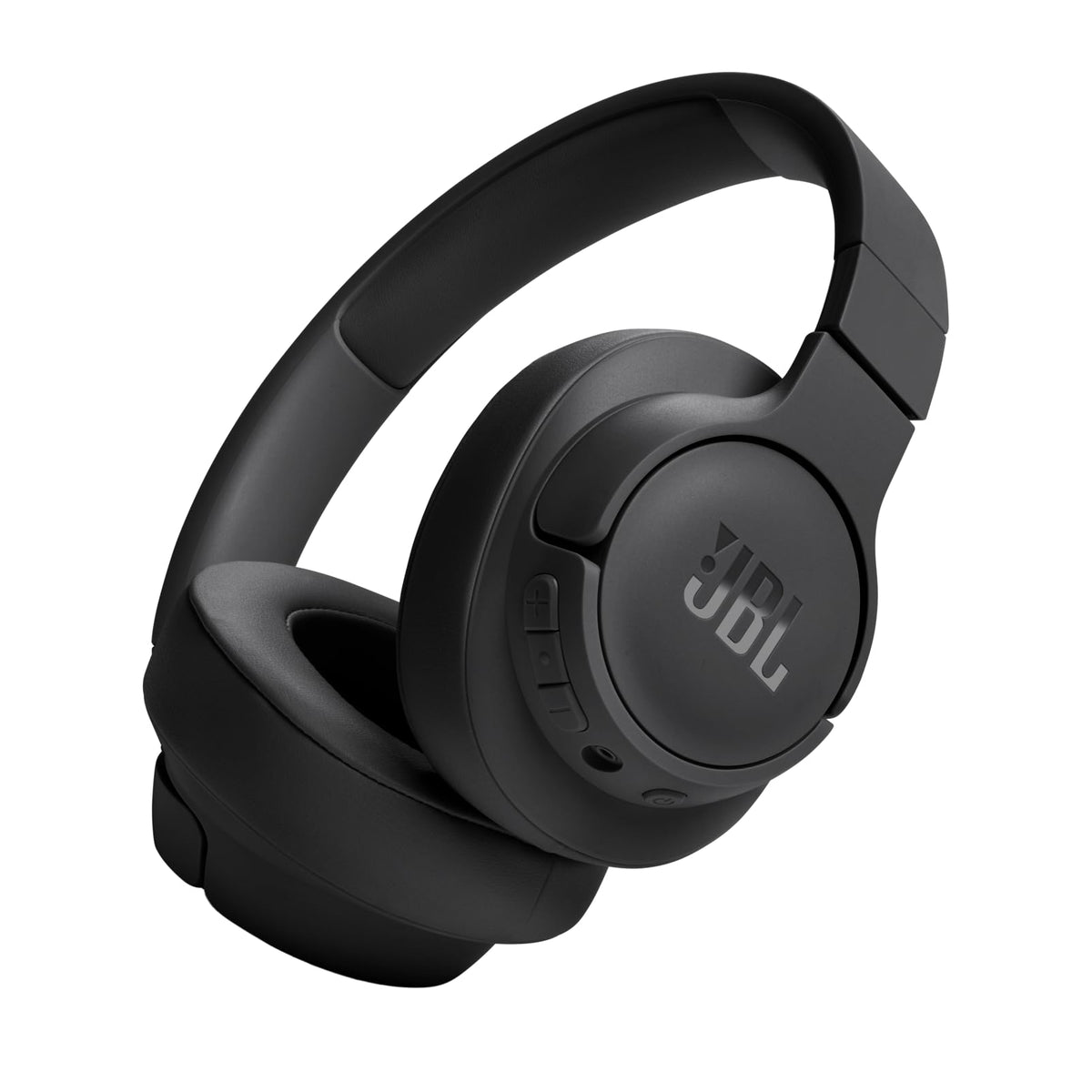 JBL Tune 720BT front view showing sleek black finish and portability benefit