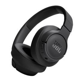 JBL Tune 720BT front view showing sleek black finish and portability benefit