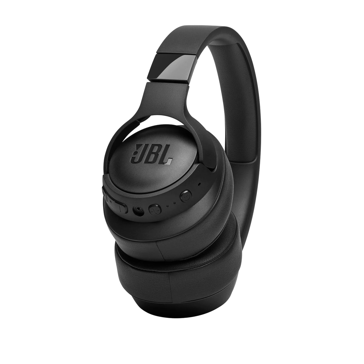 JBL Tune 760NC folded compact for easy travel and storage.