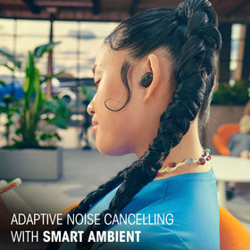 JBL Tune Buds 2 teal Spatial Sound enhances immersive stereo experience.