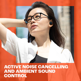 JBL Tune Buds active noise cancelling with ambient mode keeps you aware.